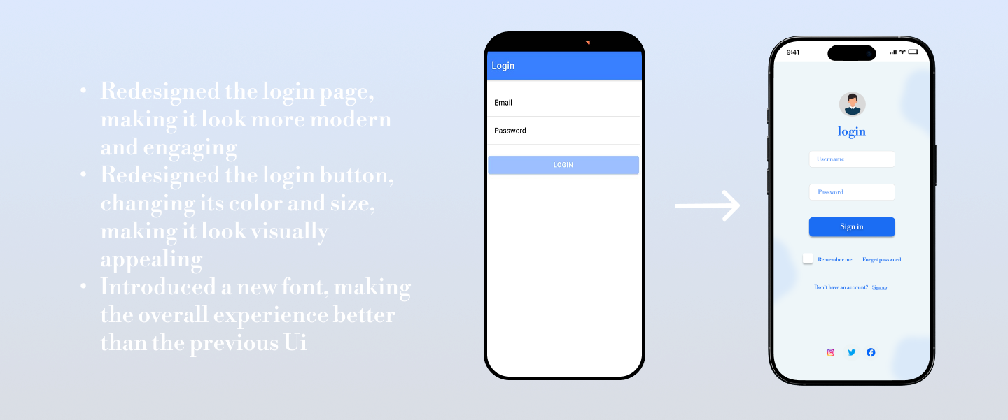 Redesigned App Screenshot